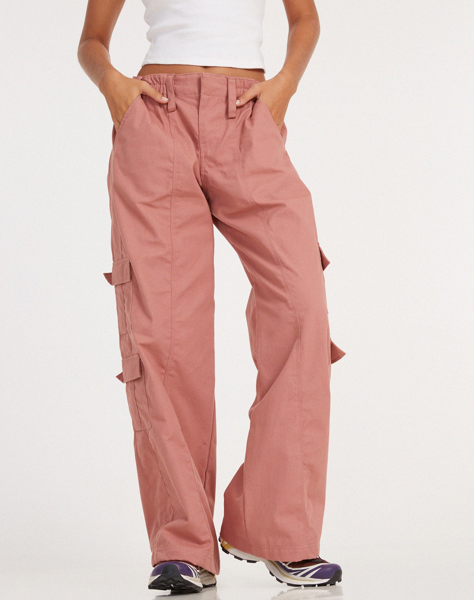 immagine di Hansa Cargo Trouser in Dusty Rose