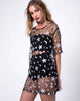 Immagine del vestito Harlow in rete glitterata Star Child