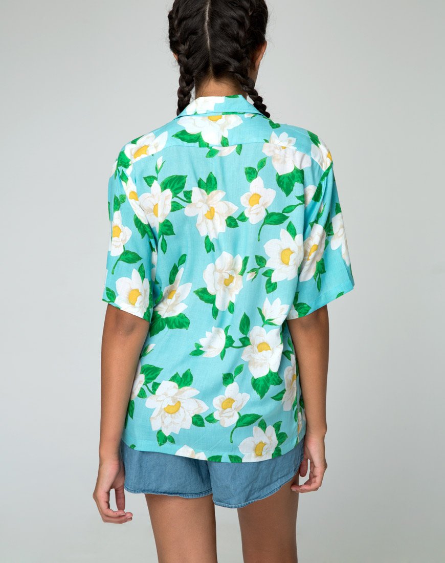 Immagine di Camicia hawaiana in rosa bianca