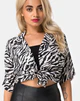 Immagine di Camicia hawaiana anni '90 Zebra