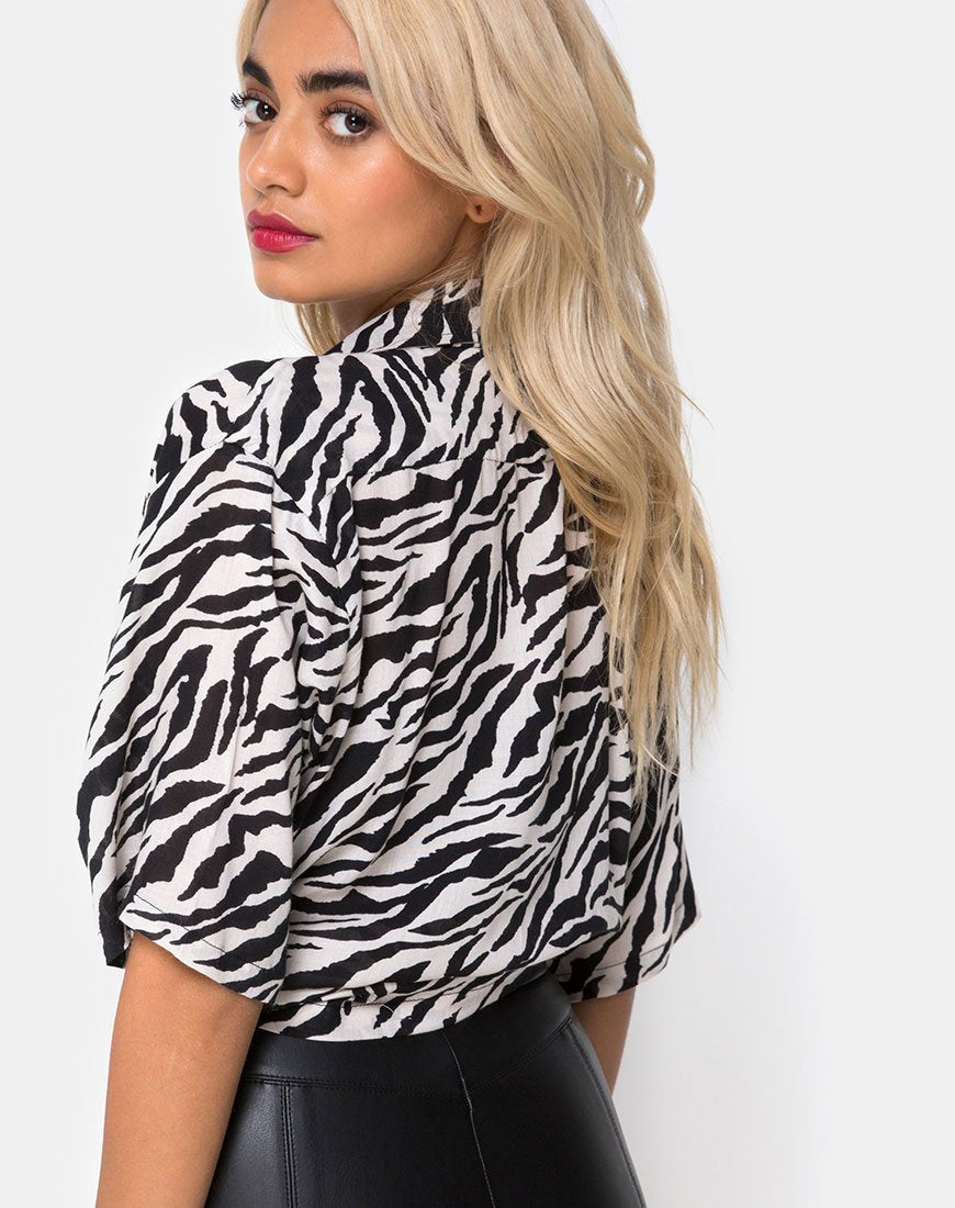 Immagine di Camicia hawaiana anni '90 Zebra