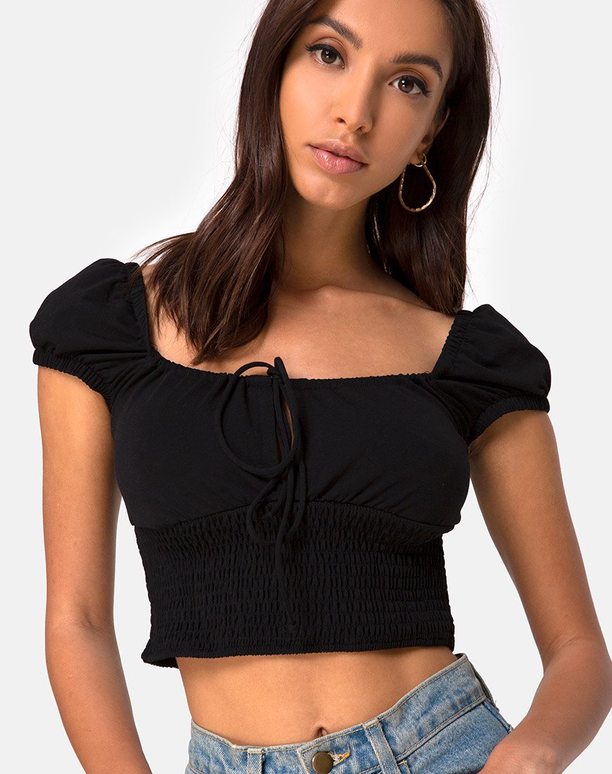 Top Heina in nero
