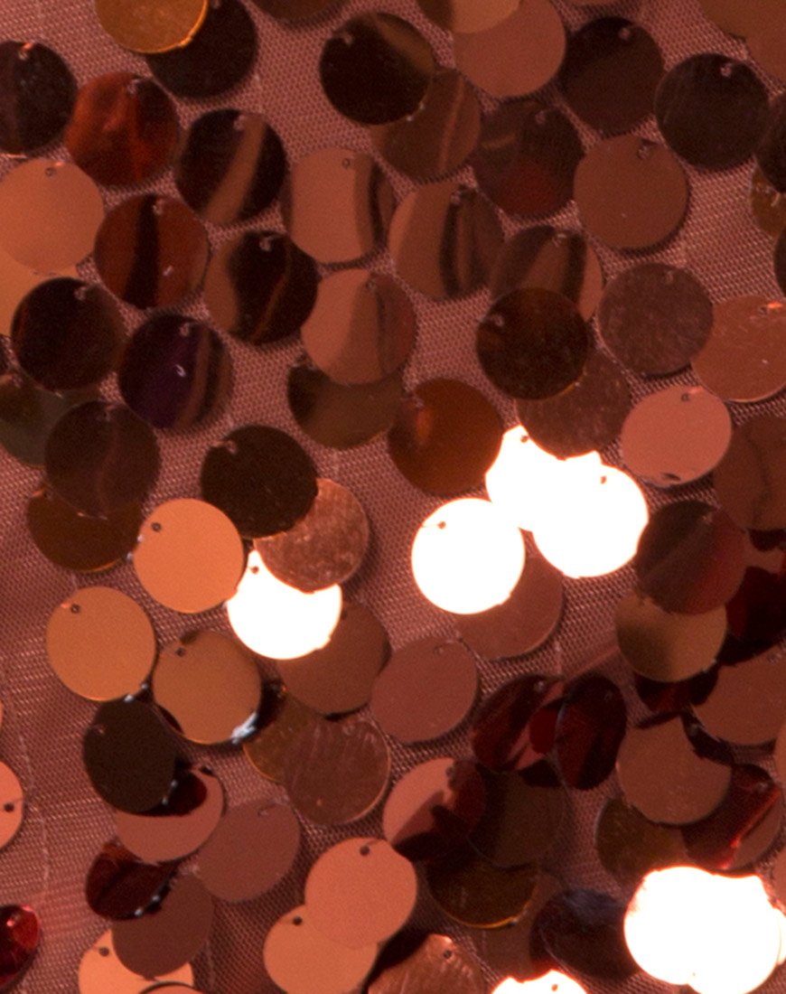 Immagine di Helena Gonna a vita alta in disco di paillettes Ruggine
