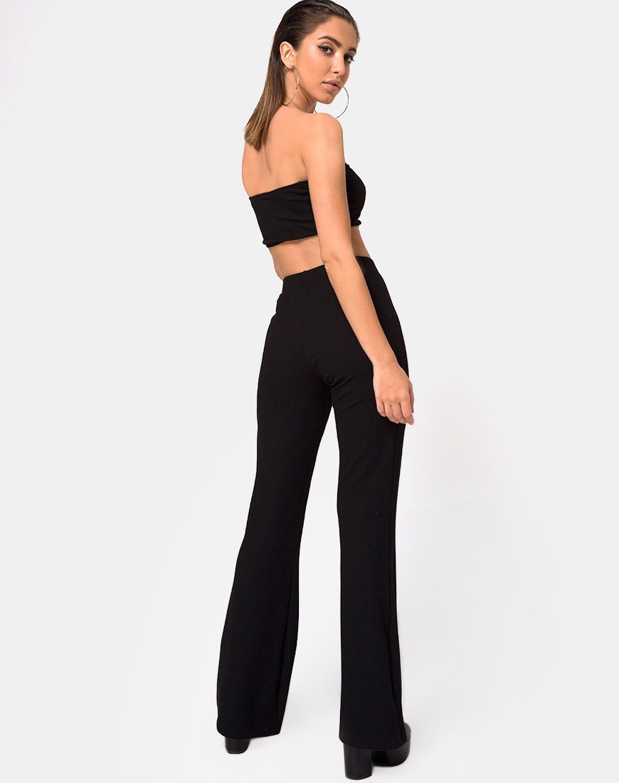 Immagine dei pantaloni Herlom Flare in nero