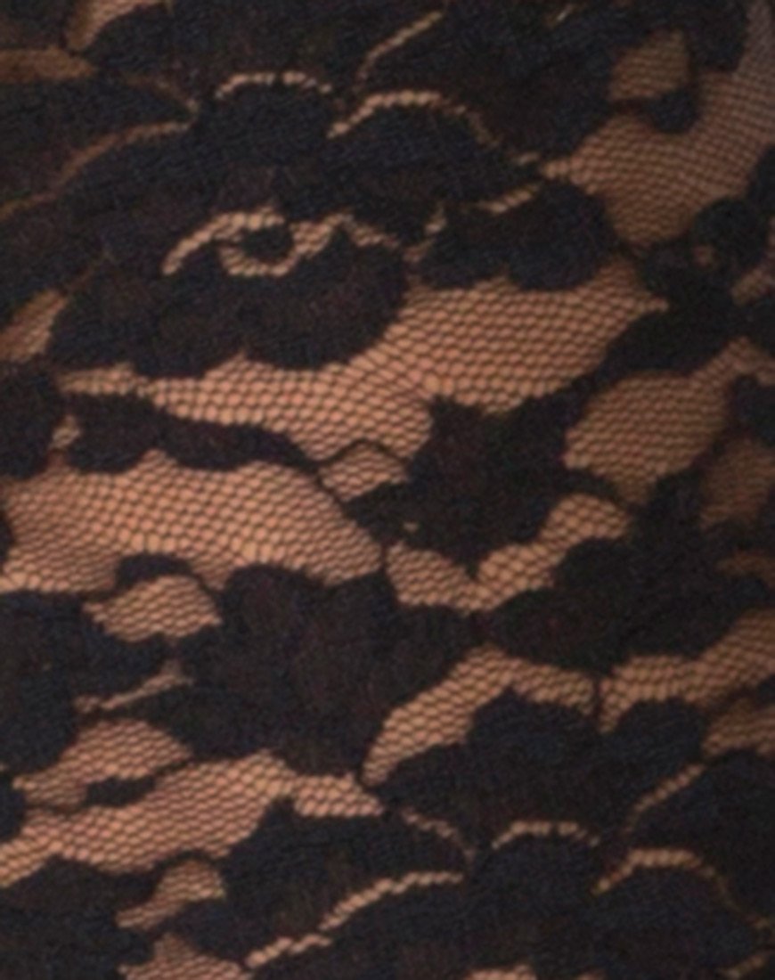 Immagine di Herlom Pantalone svasato in pizzo nero