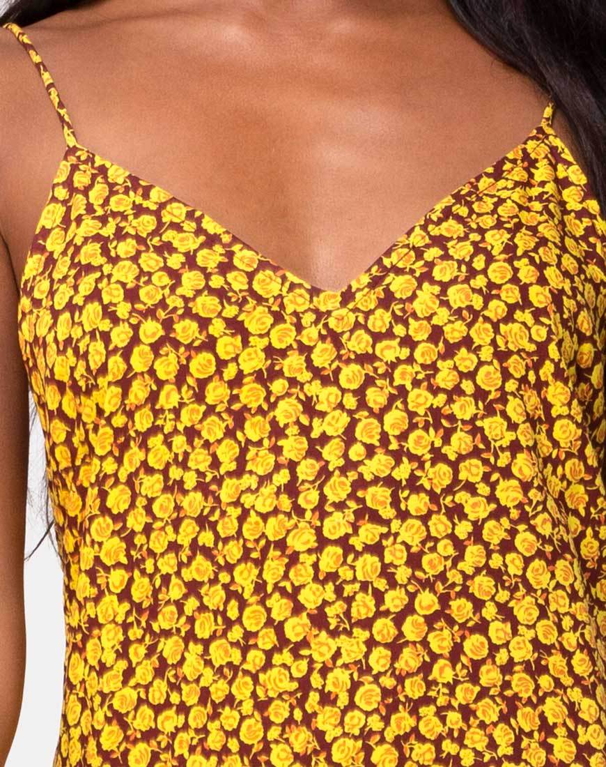 Immagine di Hime Maxi Dress in Ditsy Rose Marigold