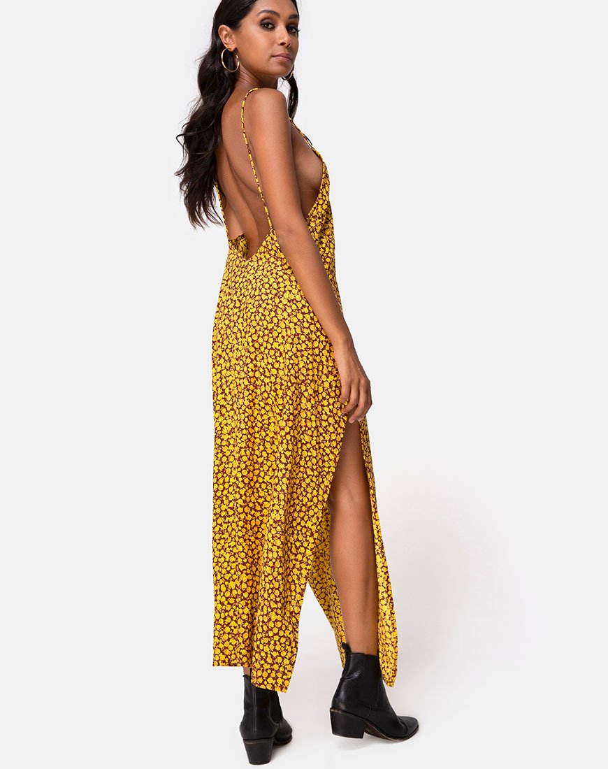 Immagine di Hime Maxi Dress in Ditsy Rose Marigold