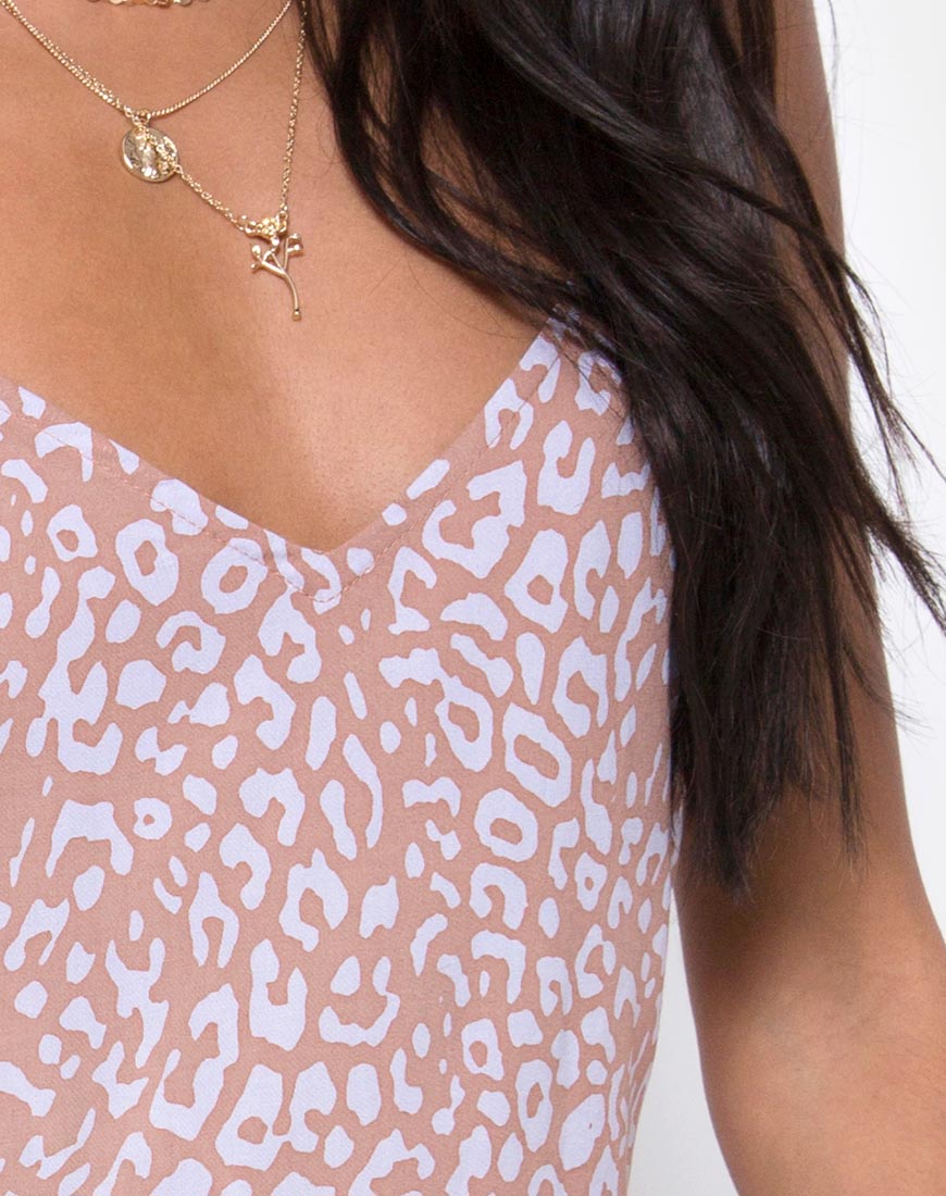 Immagine di Hime Maxi Dress a macchie di leopardo