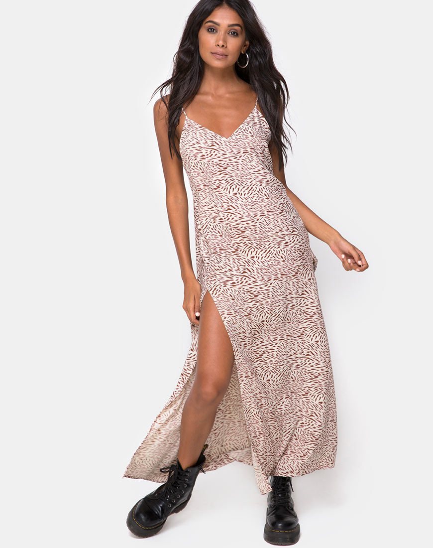 Immagine di Hime Maxi Dress in Safari Taupe