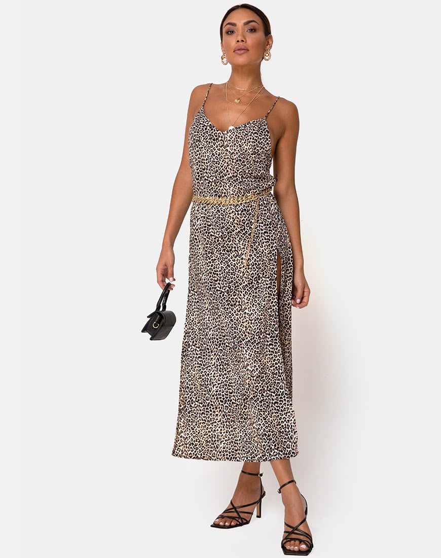 Immagine di Hime Maxi Dress in Rar Leopard
