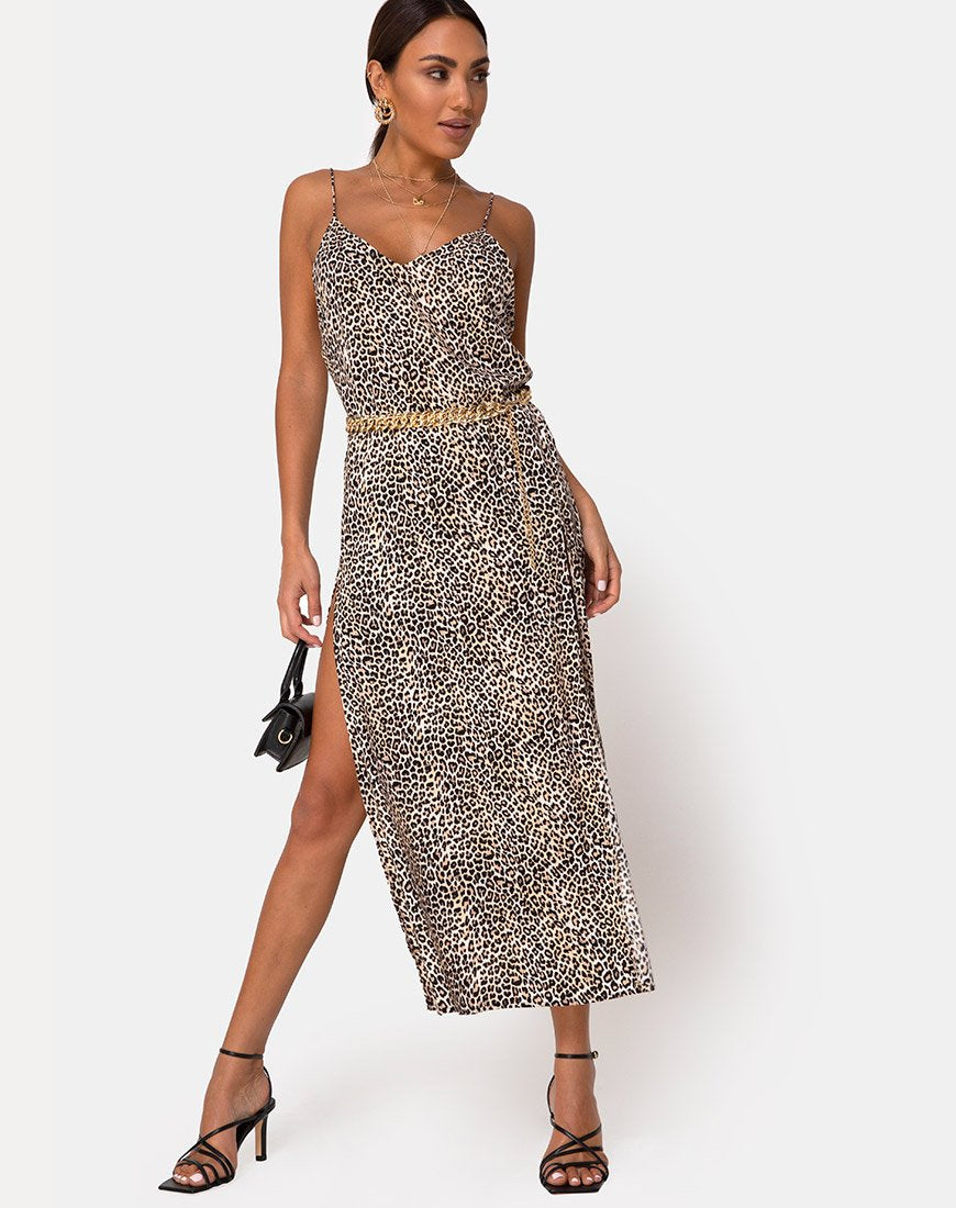 Maxi abito Hime in Rar Leopard