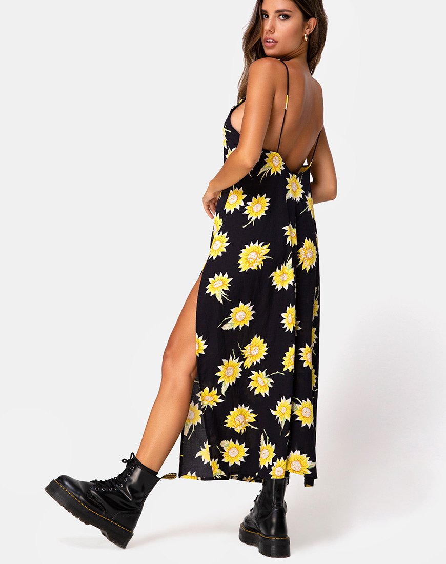 Immagine di Hime Maxi Dress in Sunny Days Nero