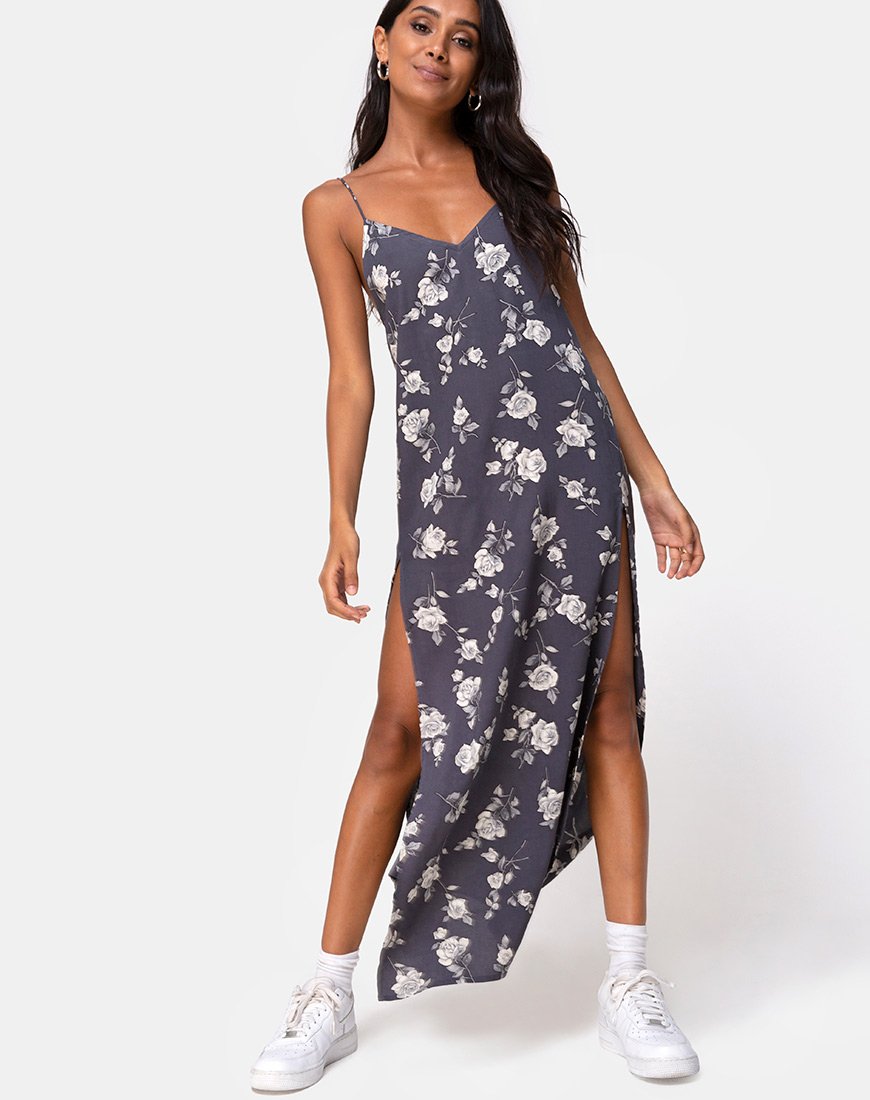 Immagine di Hime Maxi Abito in Bianco Rosa Grigio