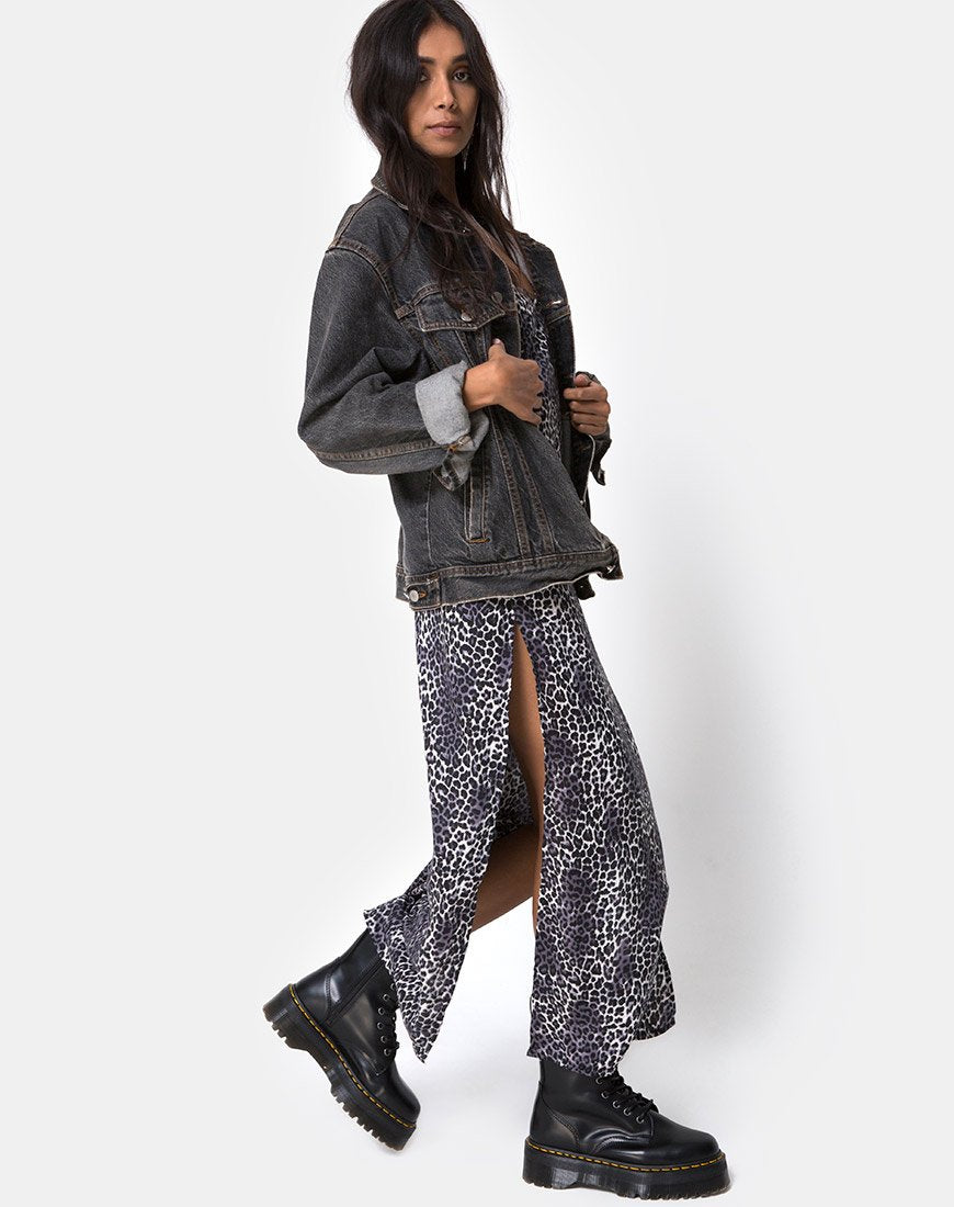Immagine di Hime Maxi Dress in Rar Leopard Grey
