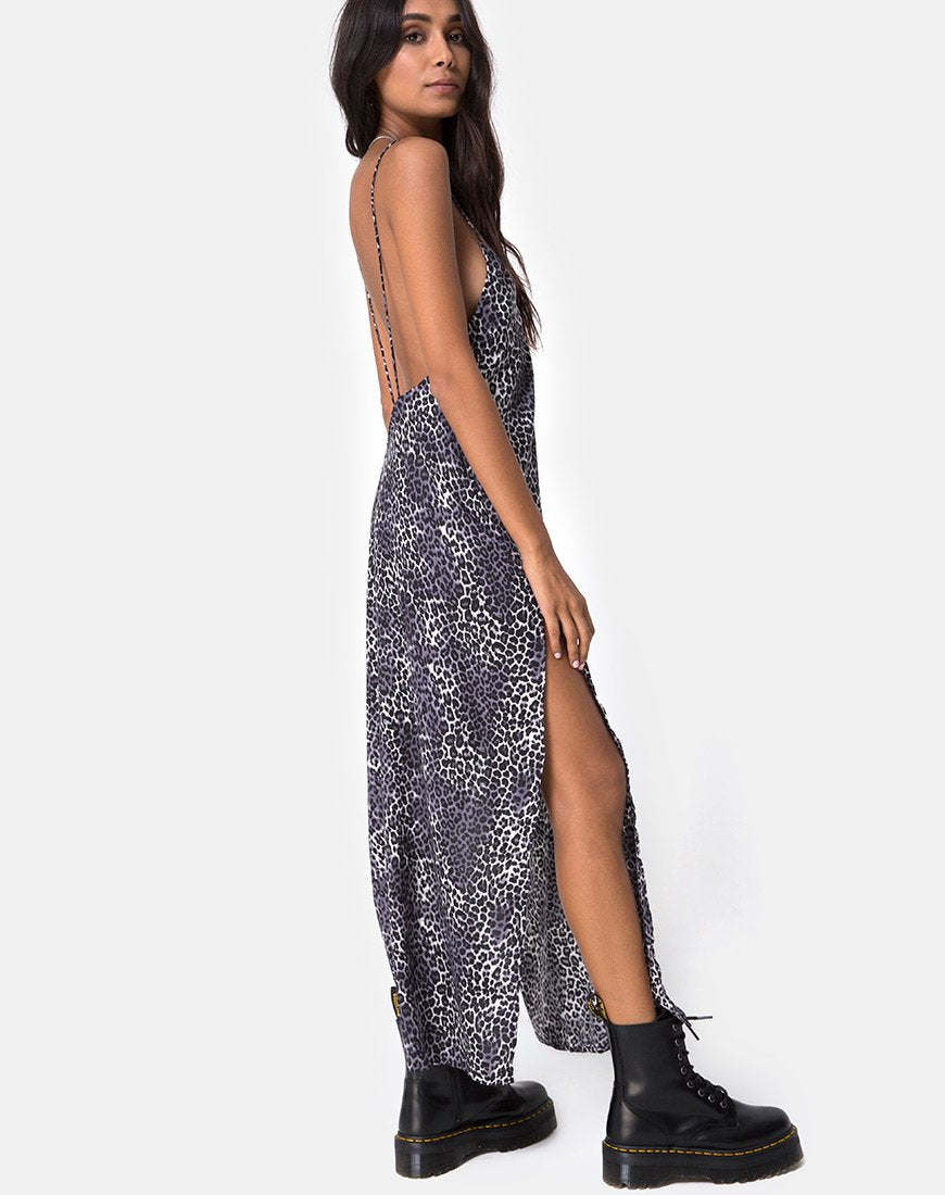 Immagine di Hime Maxi Dress in Rar Leopard Grey
