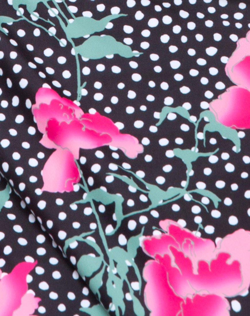 Immagine di Hoalo Cutout Swimsuit in Paradise Polka