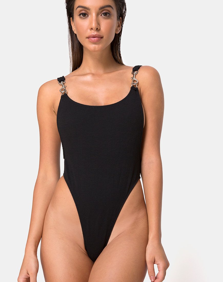 Immagine di Hooked Costume da bagno in nero