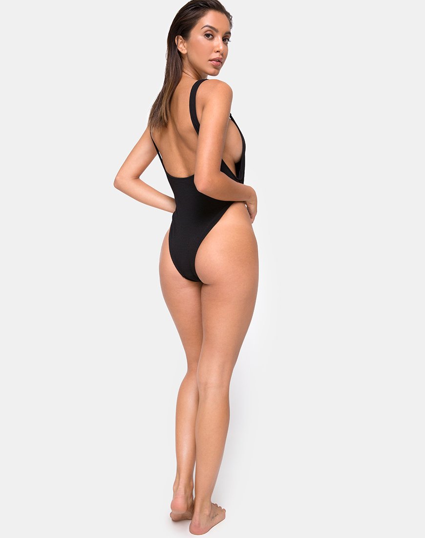 Immagine di Hooked Costume da bagno in nero