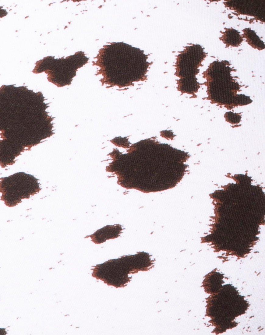 Immagine di Hot Pant in Mini Cow Bianco e Nero