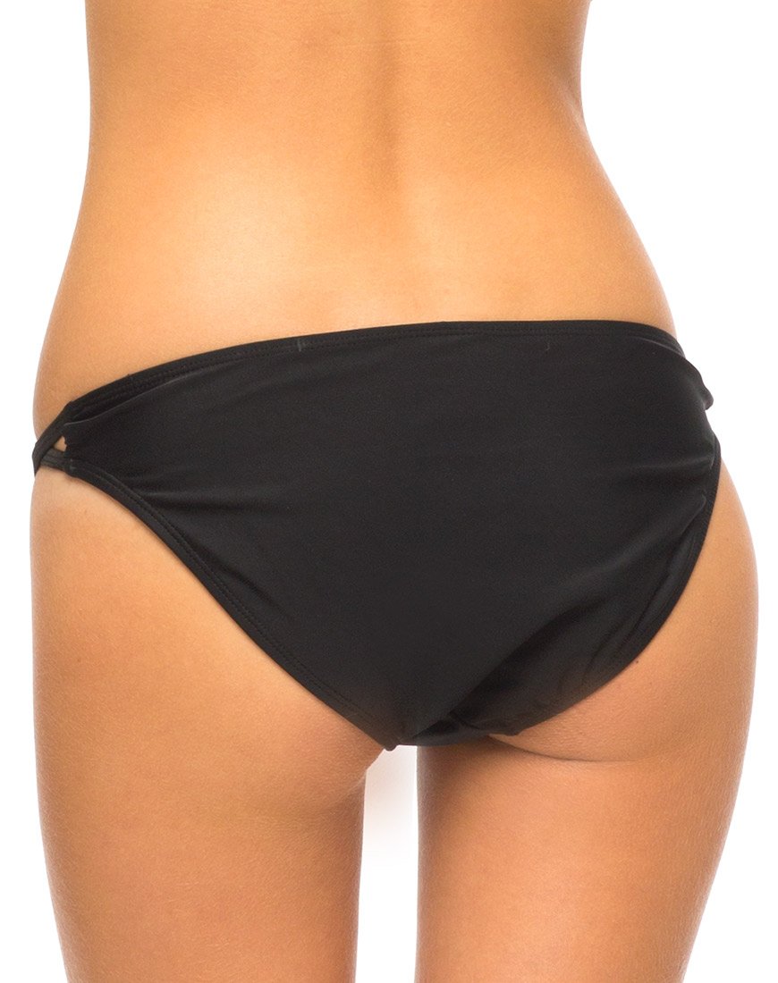 Fondo bikini Ice Cut Out in nero
