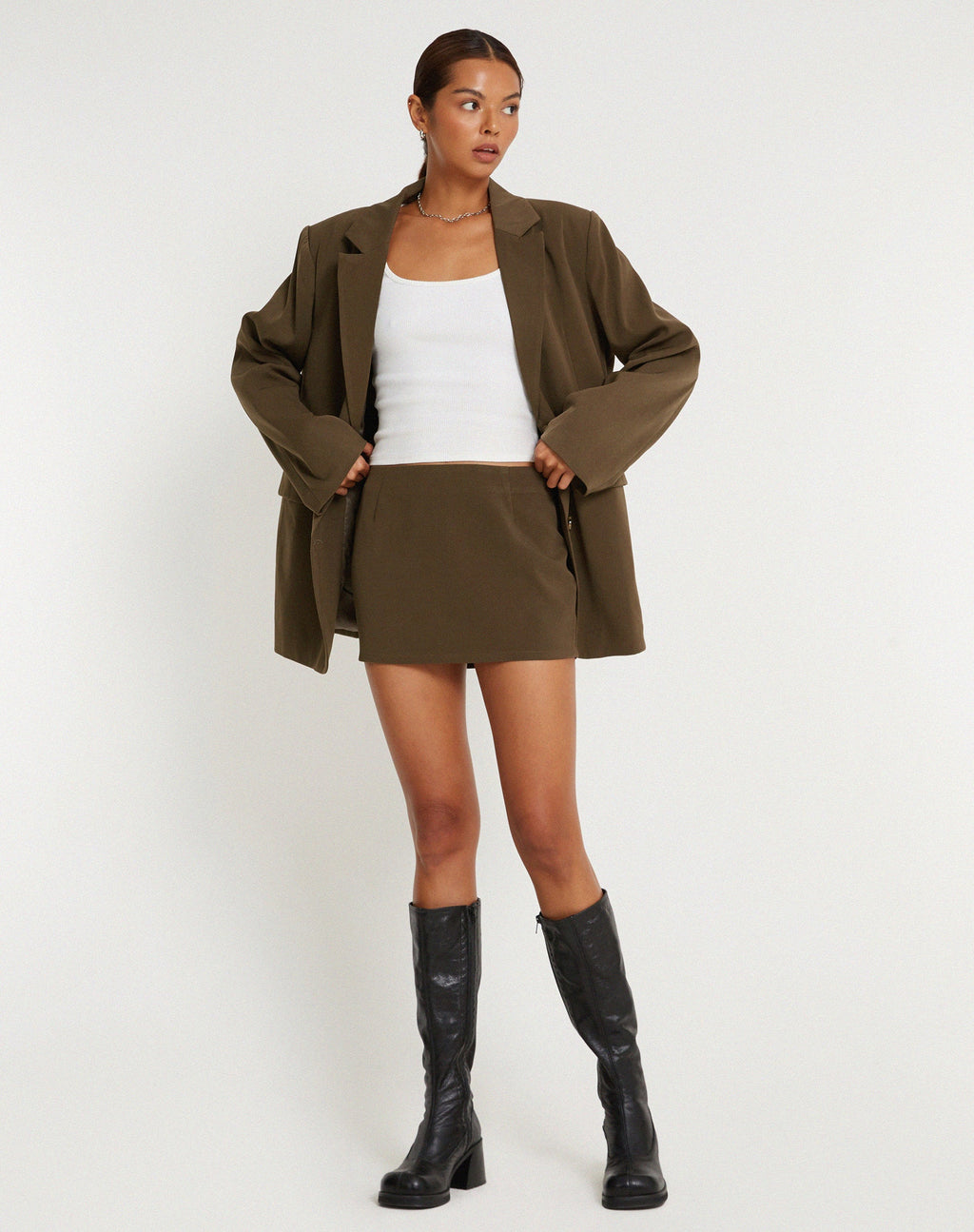 Mini gonna Ima in tartufo sartoriale
