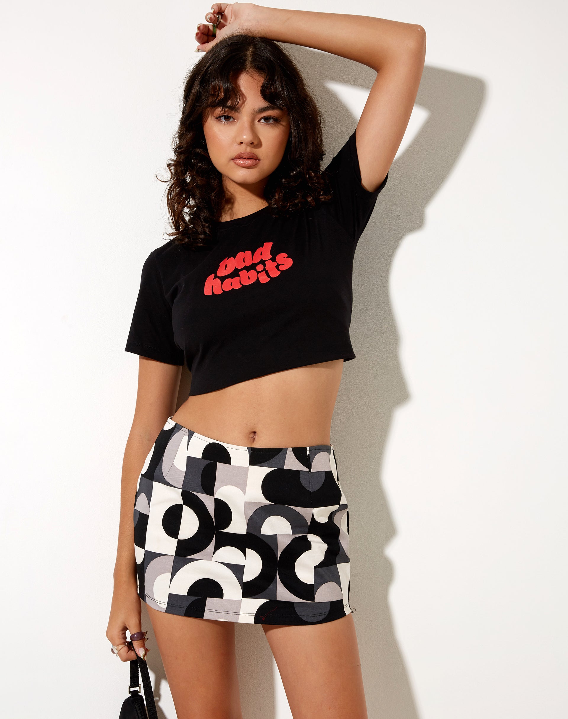 Immagine di Ima Mini Skirt in Retro Optic Spot