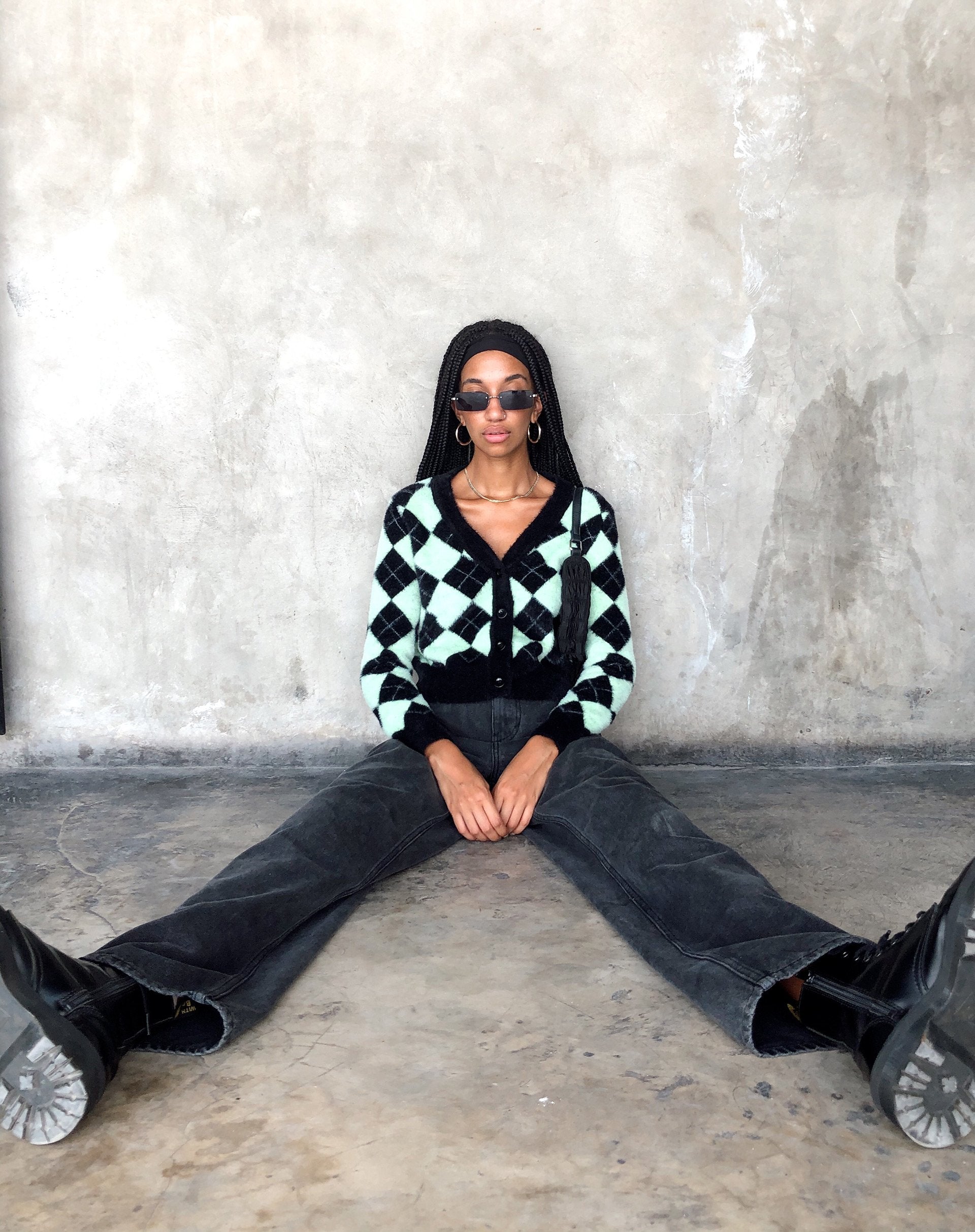 Immagine di Saidi Cardi in nero diamante e verde