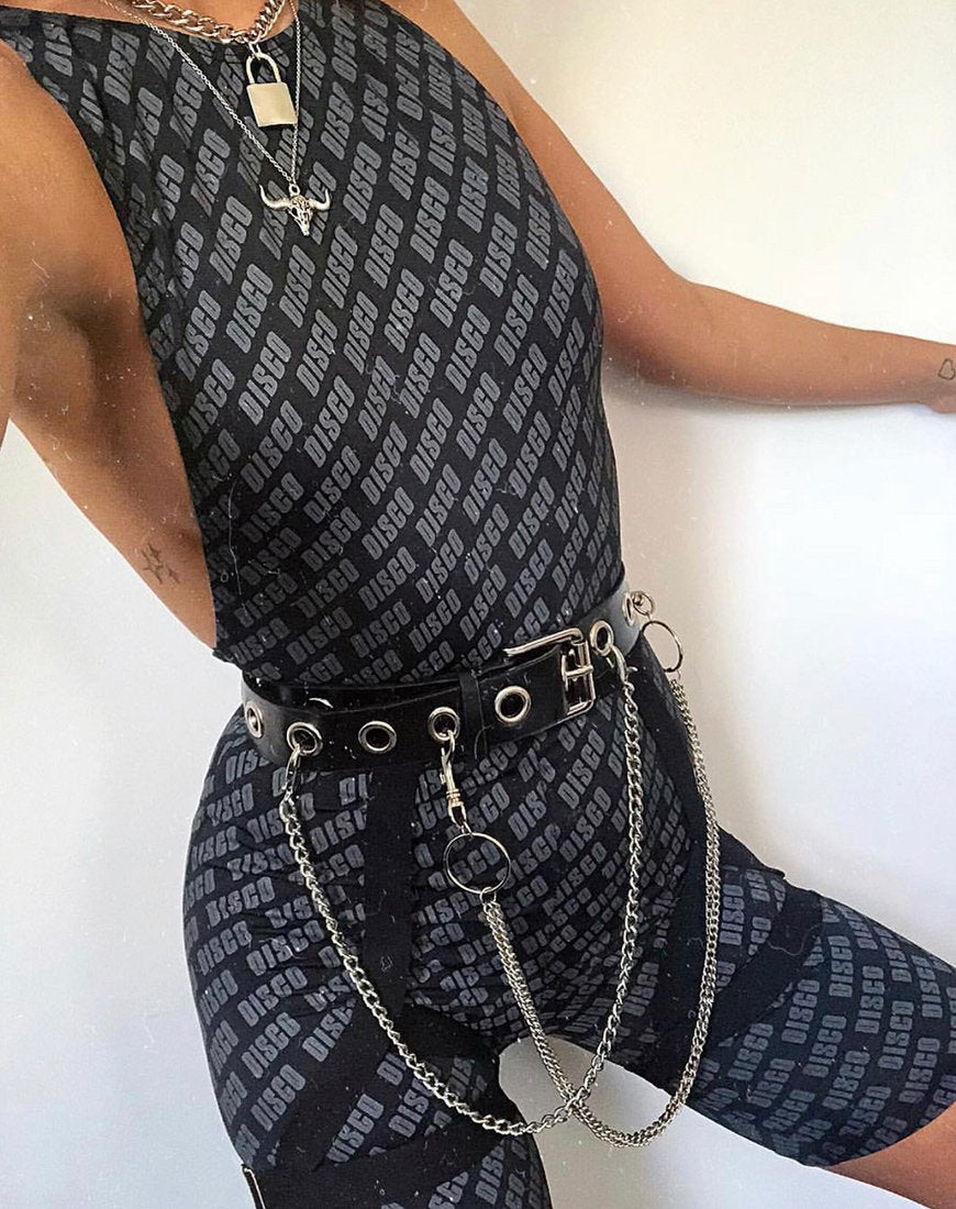 Immagine di Acro Unitard in Diagonal Disco
