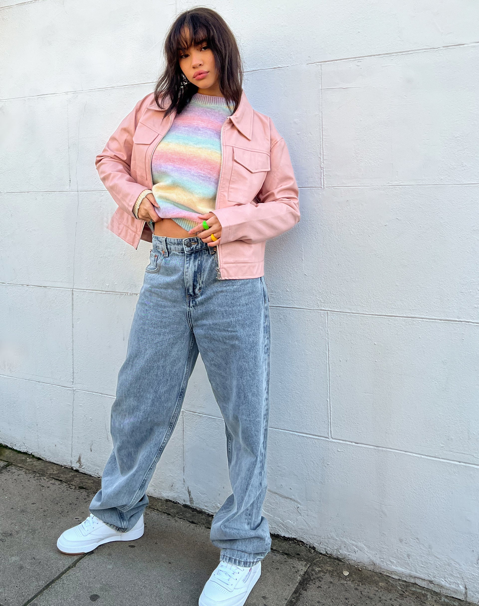 immagine della giacca Natara in PU Soft Pink