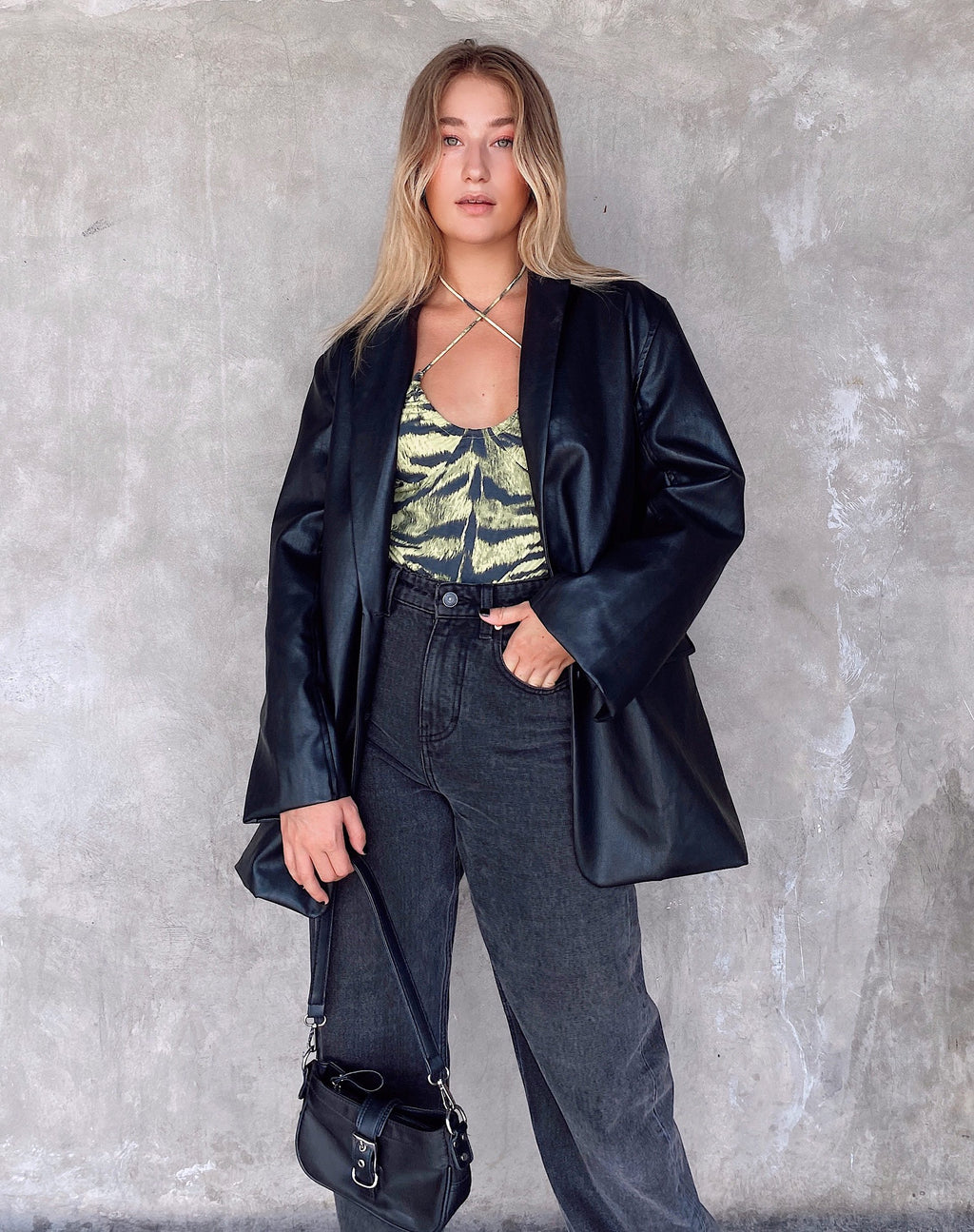 Corpetto Larisa in Tiger Full Khaki