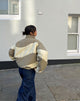 Immagine di Renee Puffa Jacket in Panelled Cream e Taupe