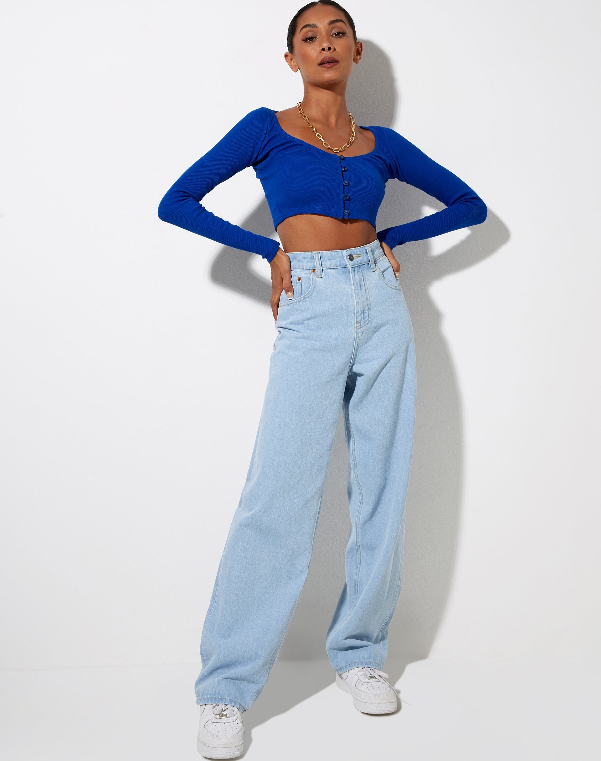 Immagine di Ineke Crop Top in Cobalt