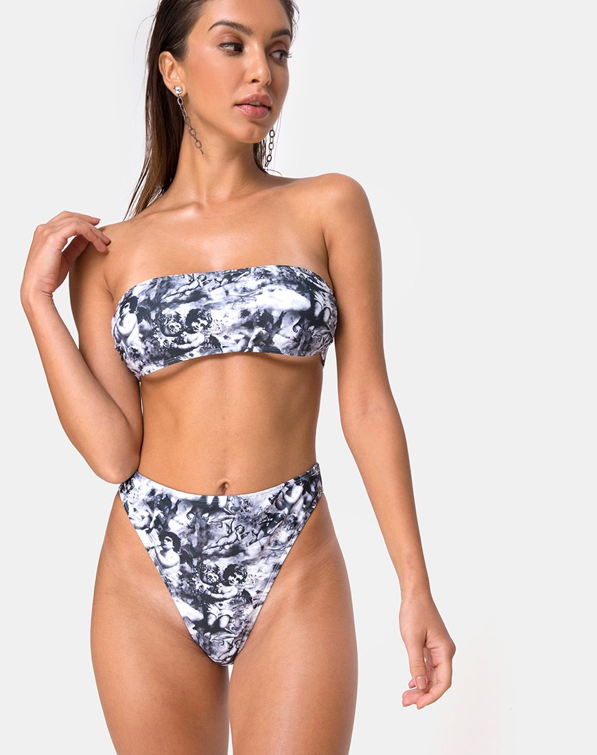Immagine di Izarla Bikini Tube Top in Grigio Cherubino