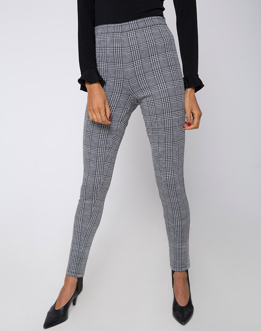 Pantaloni Jada in Charles Check Grigio