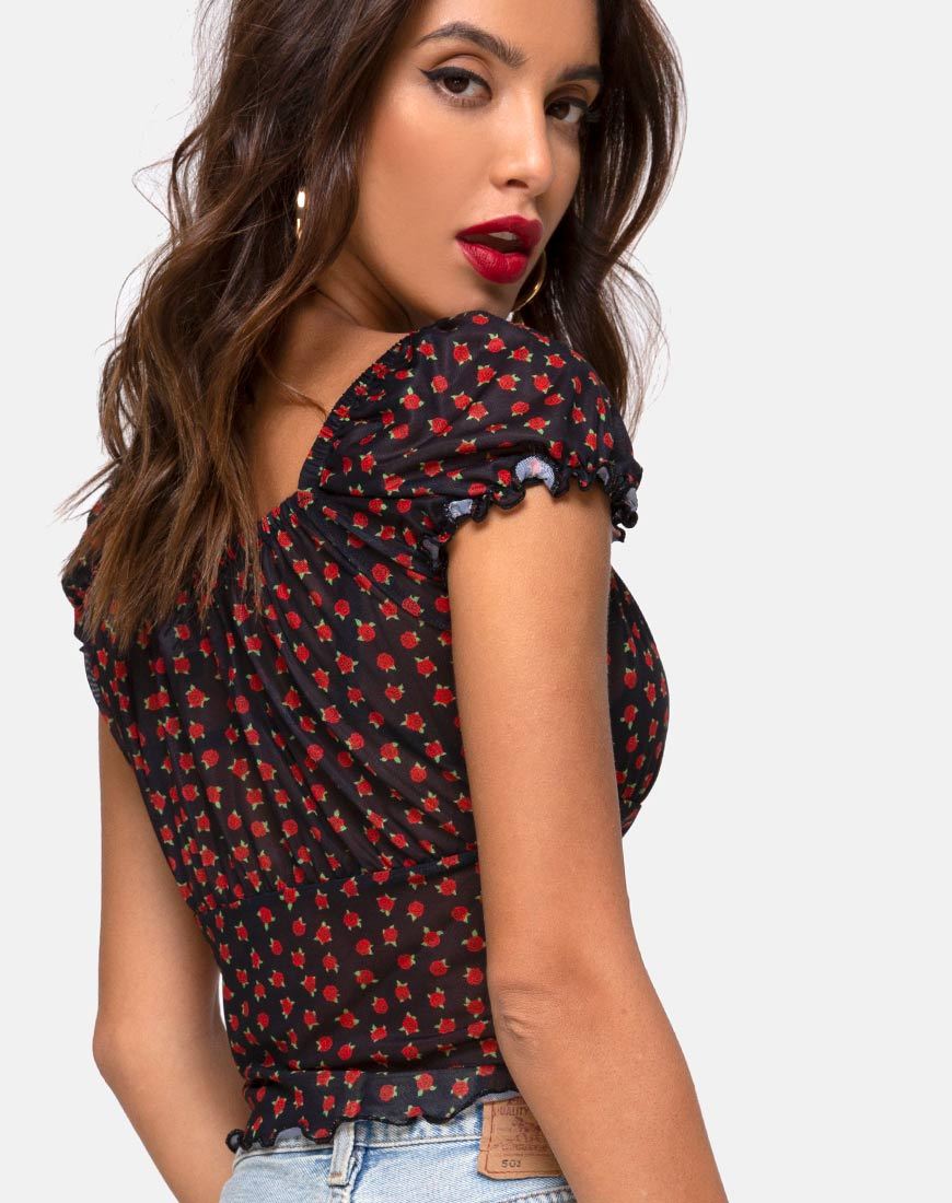 Immagine di Jalina Top in rete Dotty Rose