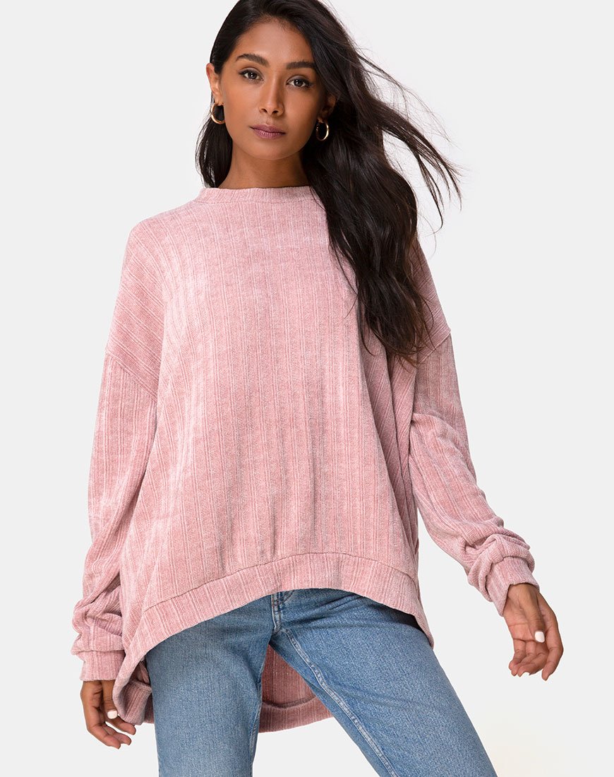 Maglia Jama in maglia rosa