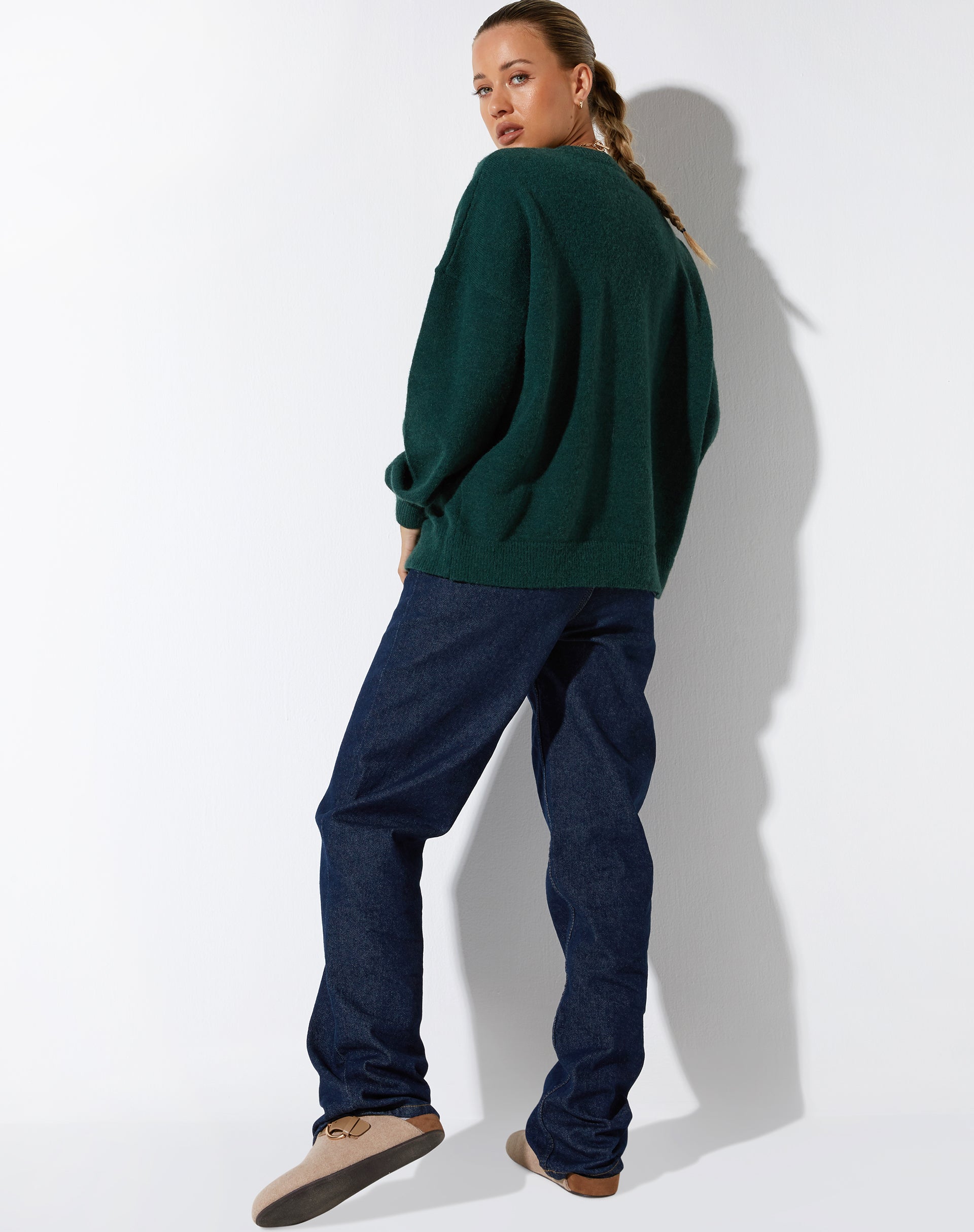 immagine di Jamin Jumper in verde 'Do Not Conform'