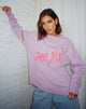 IMMAGINE DEL MAGLIONE Jamin in maglia lilla See Ya