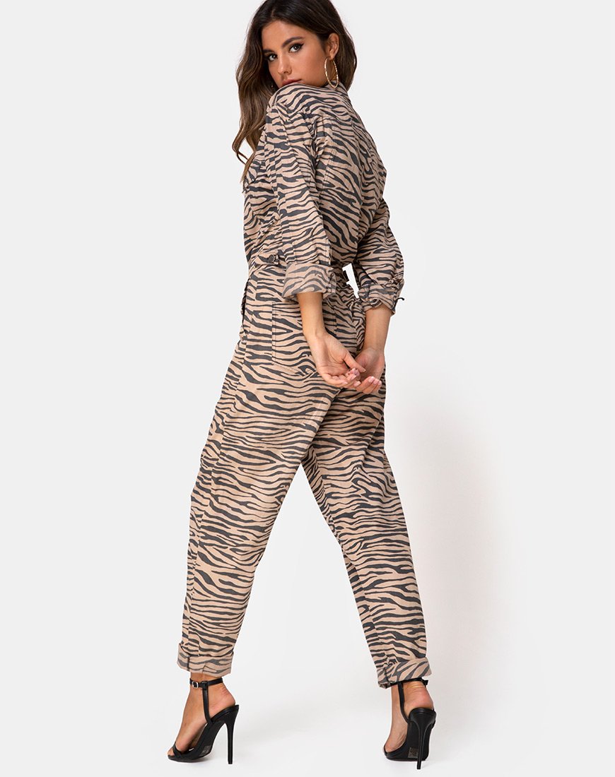Tuta Jampa in Zip's Zebra Taupe