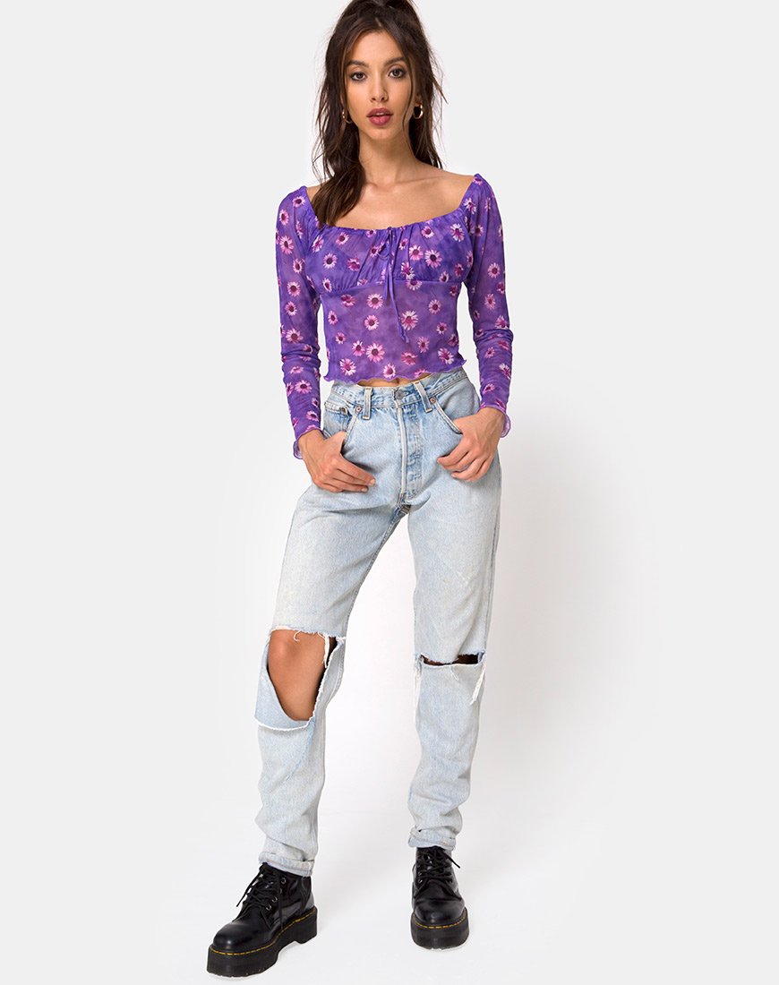 Immagine di Janina Top in Daisy Daze Viola