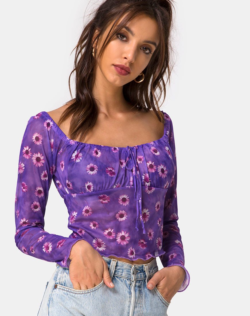 Top Janina in viola Daisy Daze