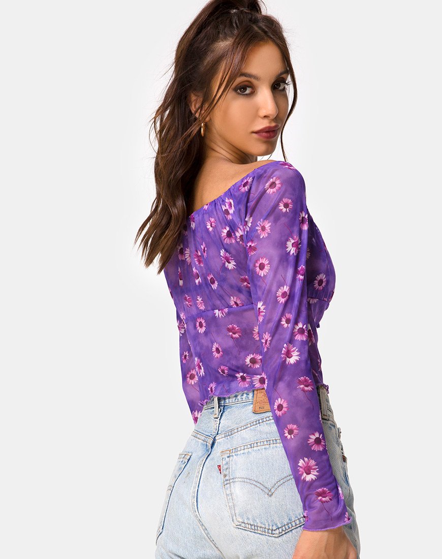 Top Janina in viola Daisy Daze