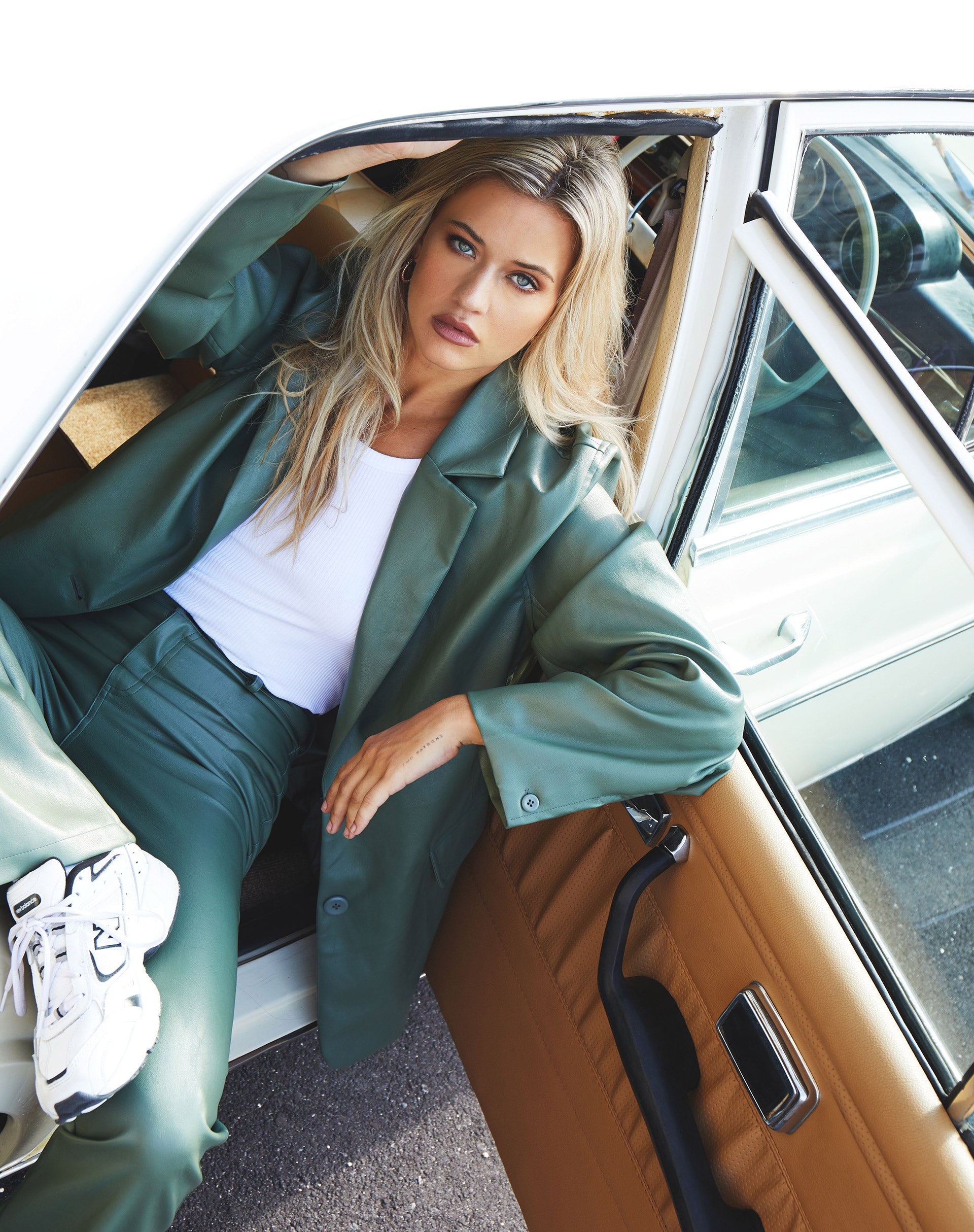 Immagine di Saken Blazer in Pu Green