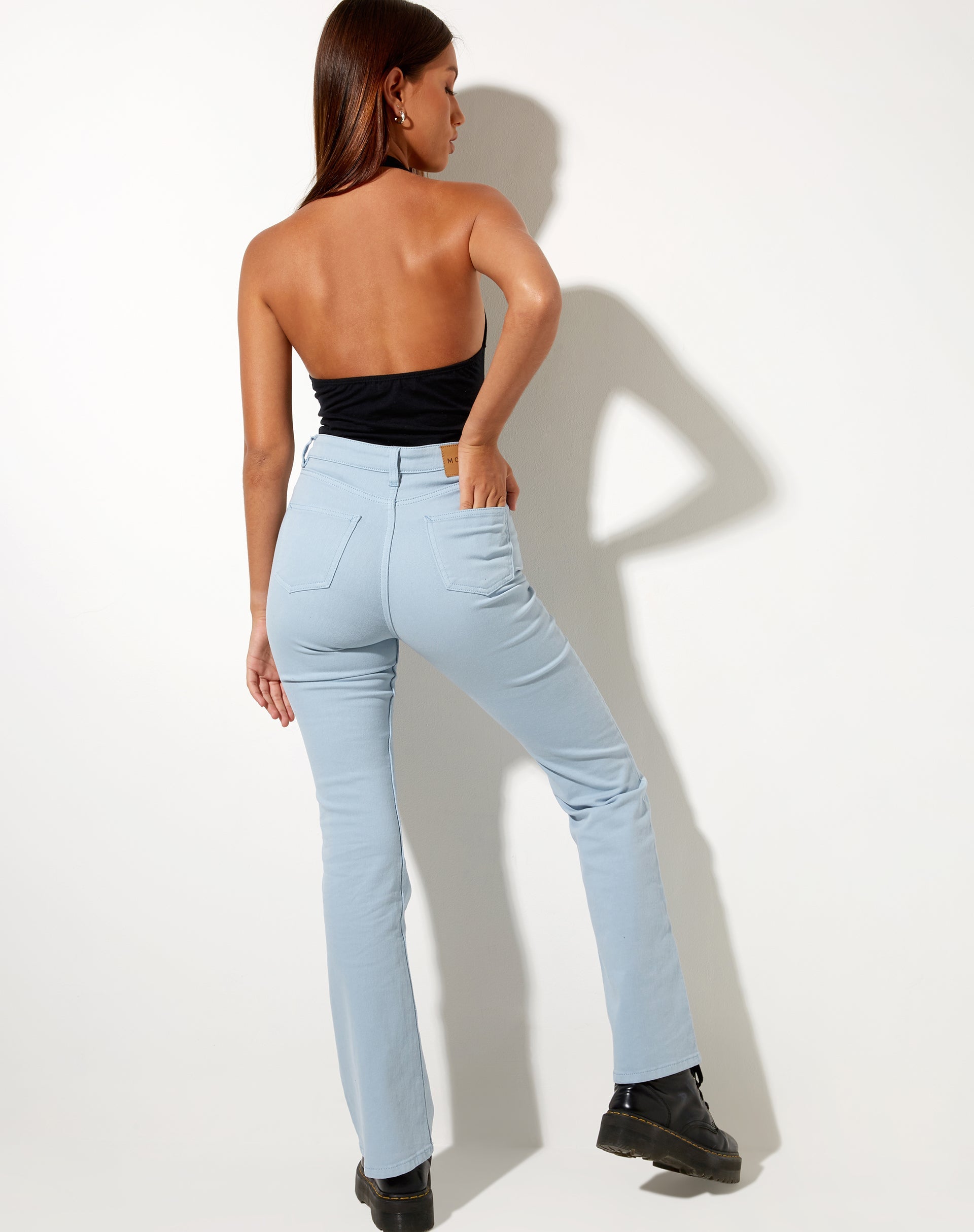 Immagine di Jarisya Cutout Top in Lycra Nero