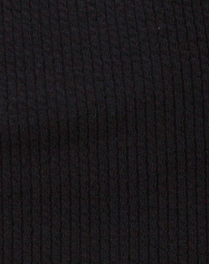 Immagine di Jasby Bodycon Dress in nero con gancio d'argento