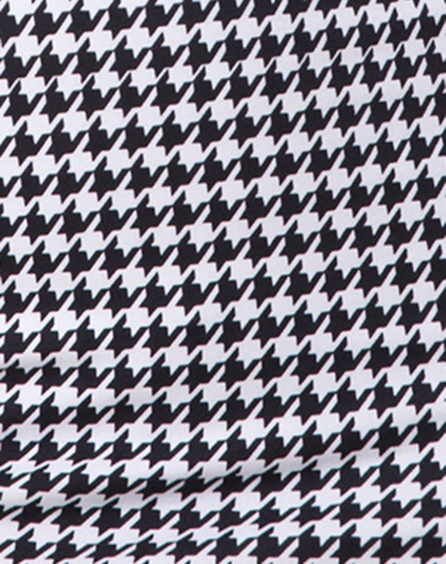 Immagine di Jazzie Off The Shoulder Dress in Dogtooth