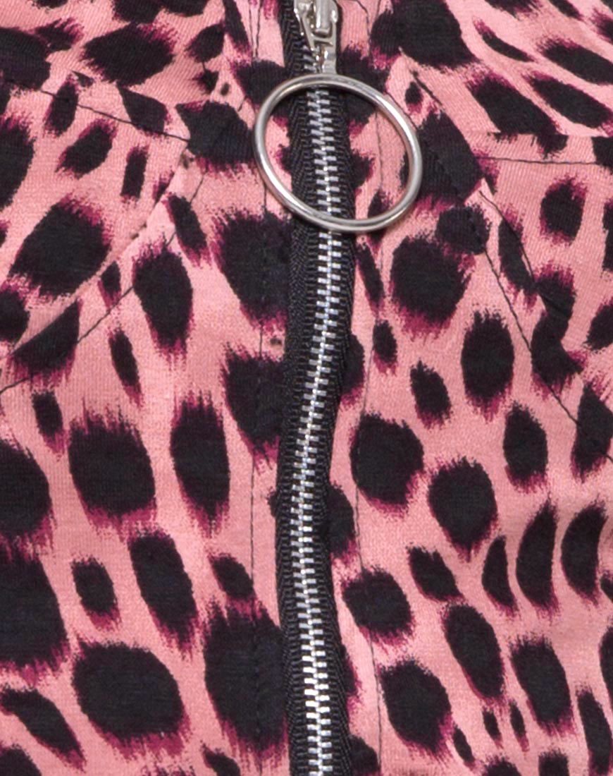 Immagine del vestito Jedden in ghepardo rosa