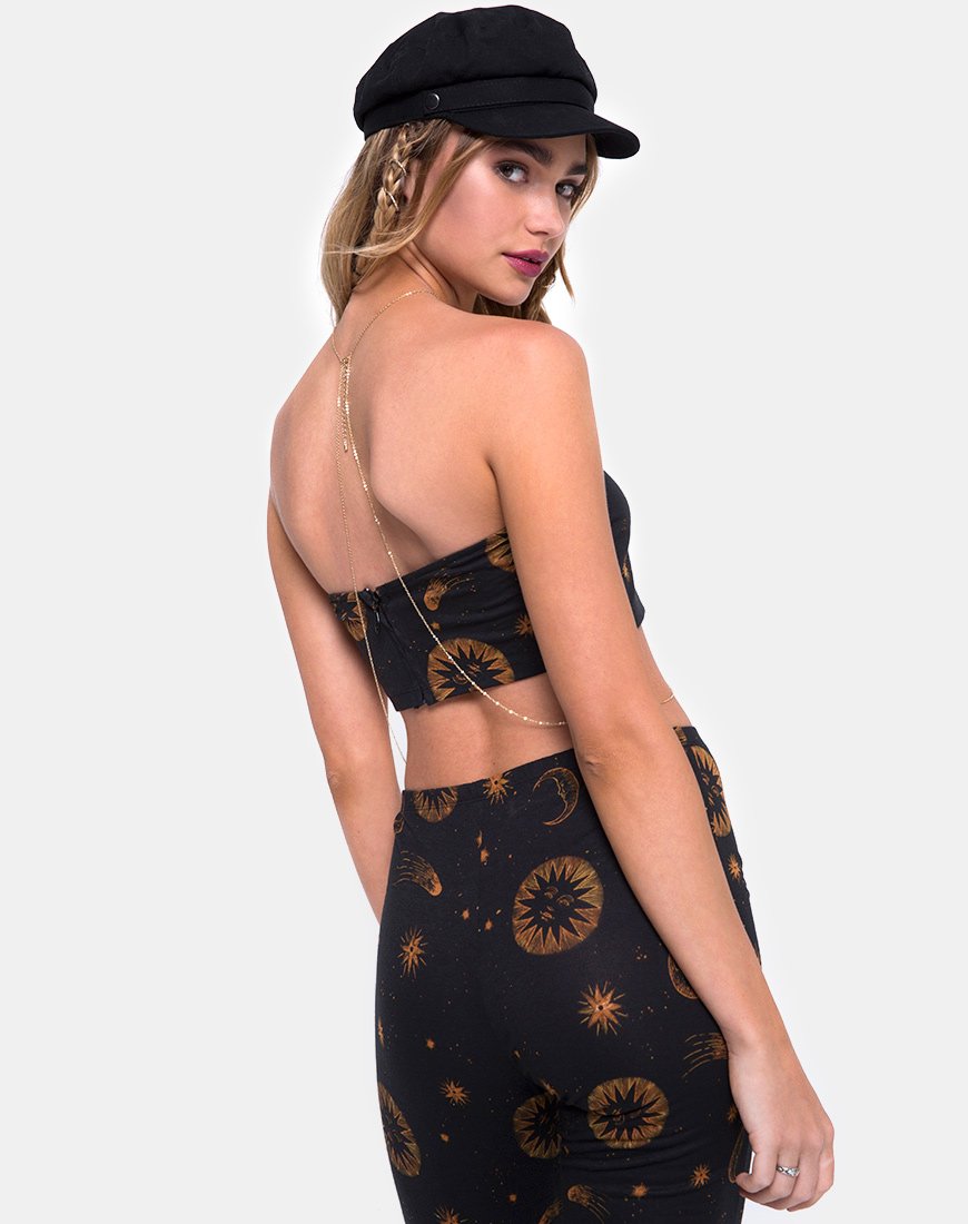 Jeevan Twinset in nero celeste