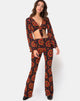 Immagine dei pantaloni Jeevan Flare in Hot Sun X Princess Polly