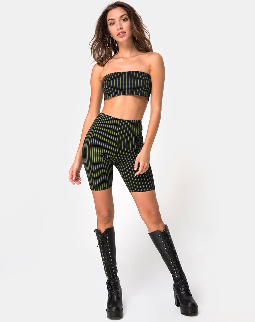 Immagine di Cycle Short in gessato neon